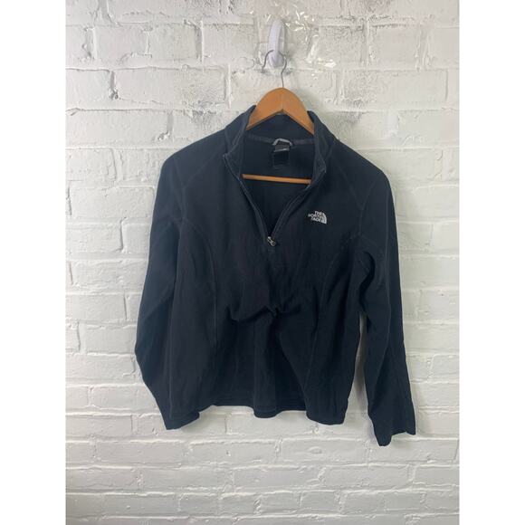 The North Face Sweaters - The North Face Women's 1/4 Zip Fleece Sweater Pullover Long Sleeve Black Size M